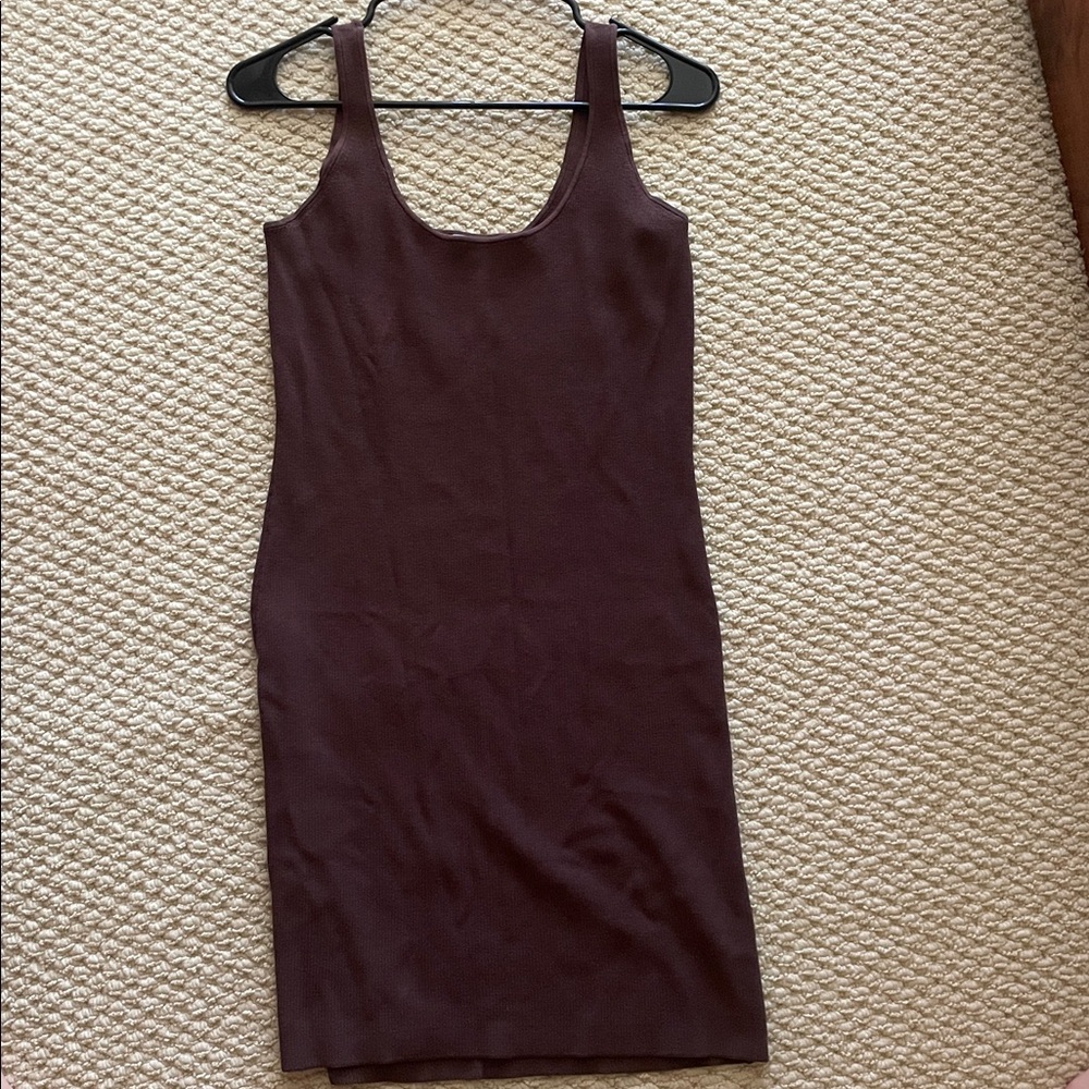 Leith Chocolate Knit dress